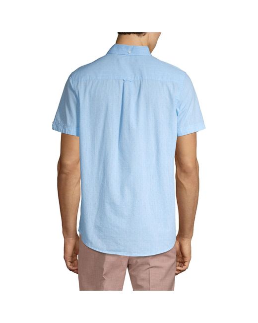 ben sherman button down short sleeve