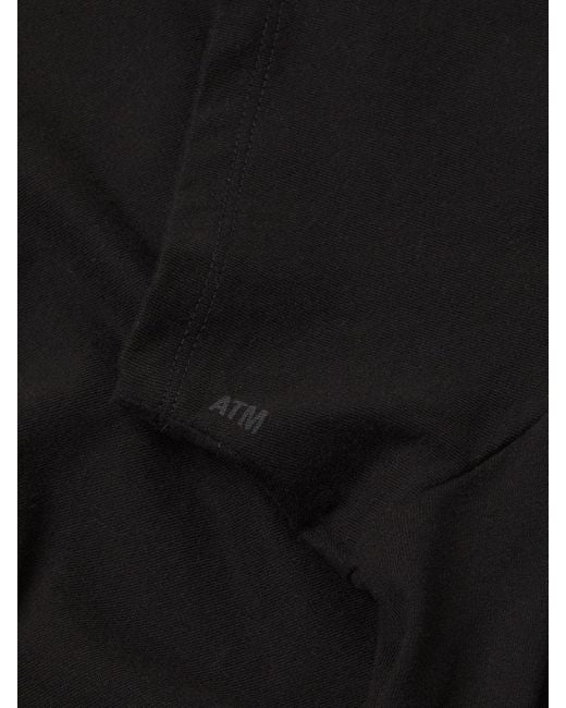 ATM Black 'Oversized Short Sleeve Tshirt for men