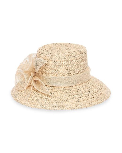 San Diego Hat Natural Sinamay Straw Bucket Hat
