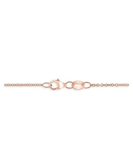Effy 14k Rose Gold Kunzite Diamond Pendant Necklace in Pink