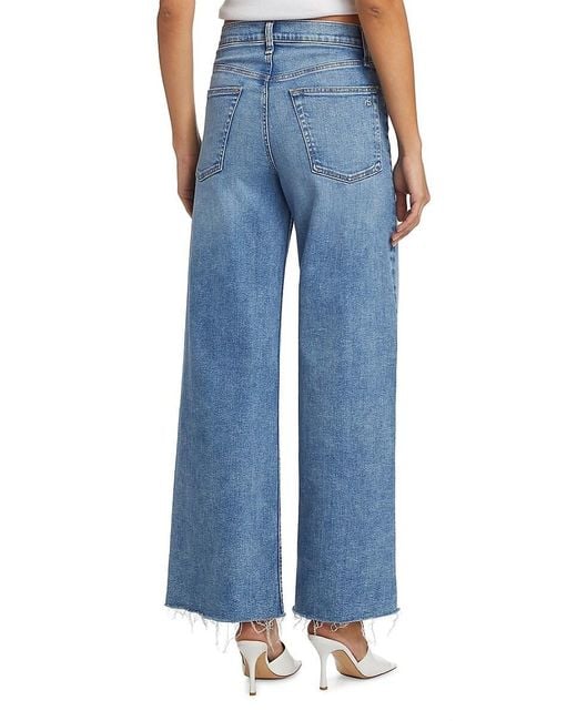 Rag & Bone Blue Flexi Sofie High Rise Ankle Jeans