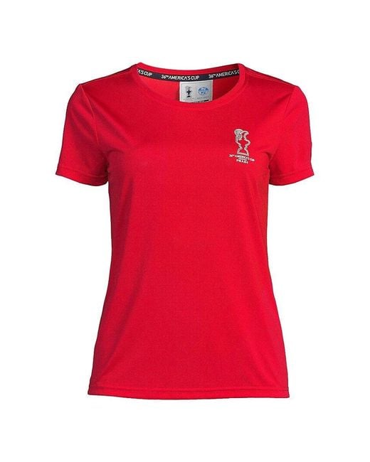 Red prada t shirt 2025