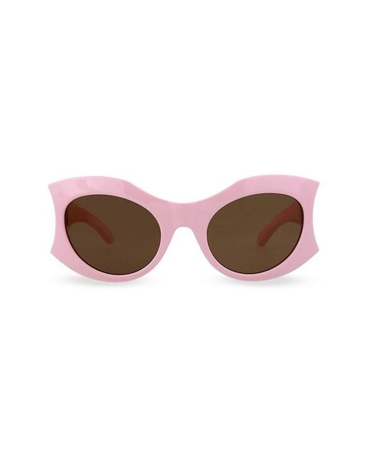 Balenciaga Brown 56mm Cat Eye Sunglasses