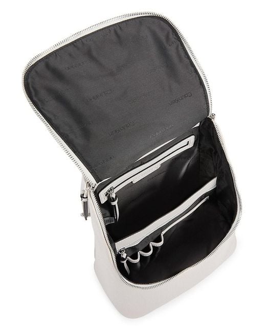 Calvin Klein Black Zulle Faux Leather Backpack