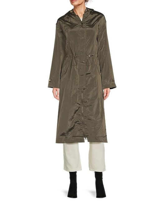 Guess Natural Kelsi Hooded Midi-Length Parka