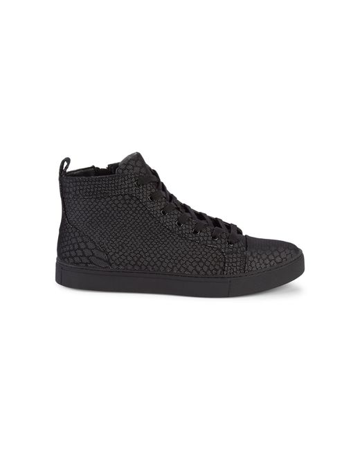 steve madden black high top sneakers