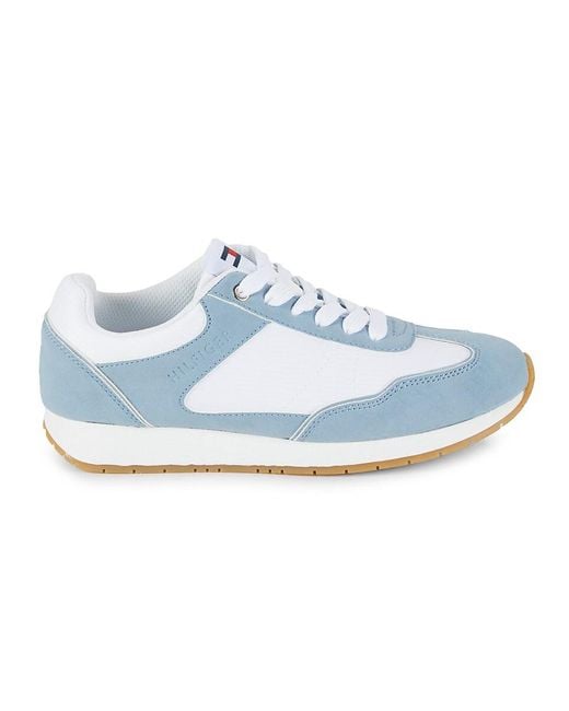 Tommy Hilfiger Blue Marjel Colorblock Low Top Sneakers