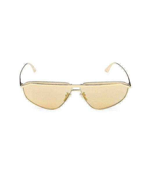 Balenciaga Natural 66mm Reverse Cat Eye Sunglasses