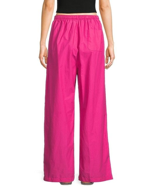 【関税・送料込み】BALENCIAGA PANTS DARK PINK COTTON PANTS Balenciaga Cotton Pants in Pink | Lyst Canada