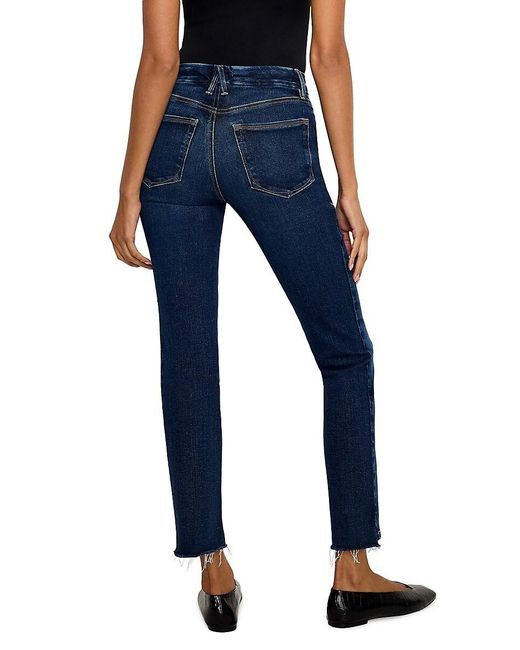 GOOD AMERICAN Blue Soft Tech Good Classic High-Rise Skinny Jeans