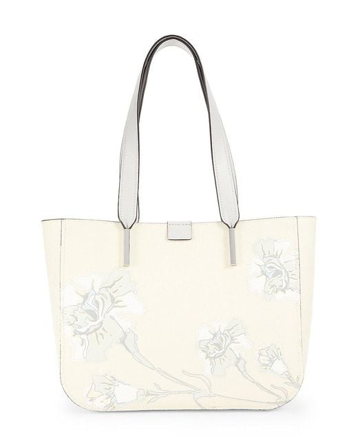 Calvin Klein Natural Audrey Print Tote