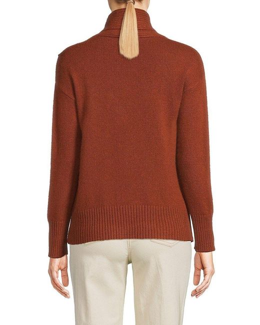 Saks Fifth Avenue Saks Fifth Avenue 100 Cashmere Turtleneck in Black