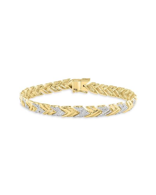 Effy Metallic 14K & 1.39 Tcw Diamond Bracelet