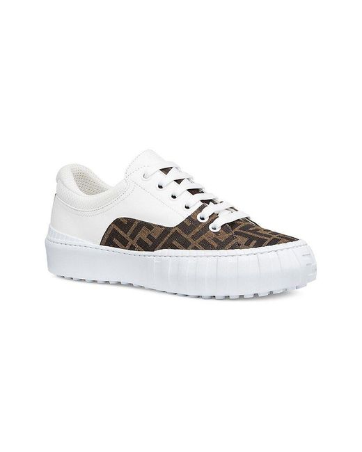 fendi force ff patch sneakers