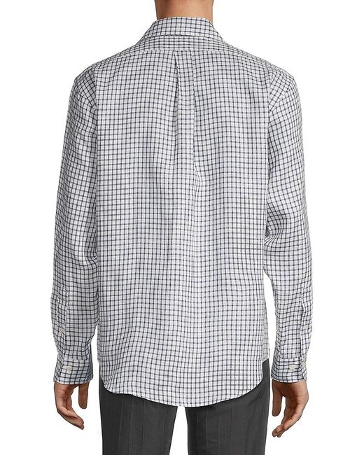 Brooks brothers gingham shirt Clearance