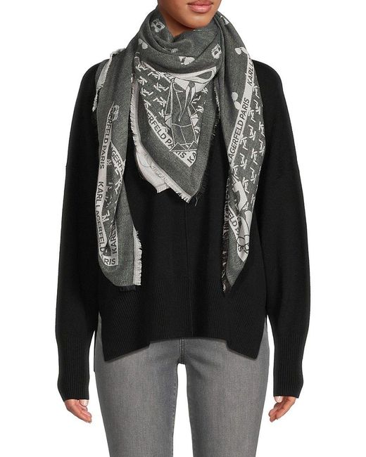 karl lagerfeld scarves