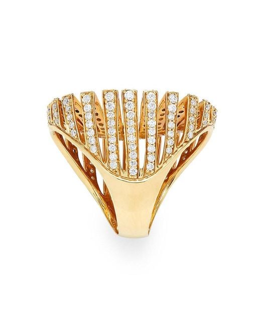 Hueb White Apus 18k Gold & 3.16 Tcw Diamond Ring