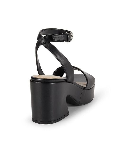 calvin klein block heel
