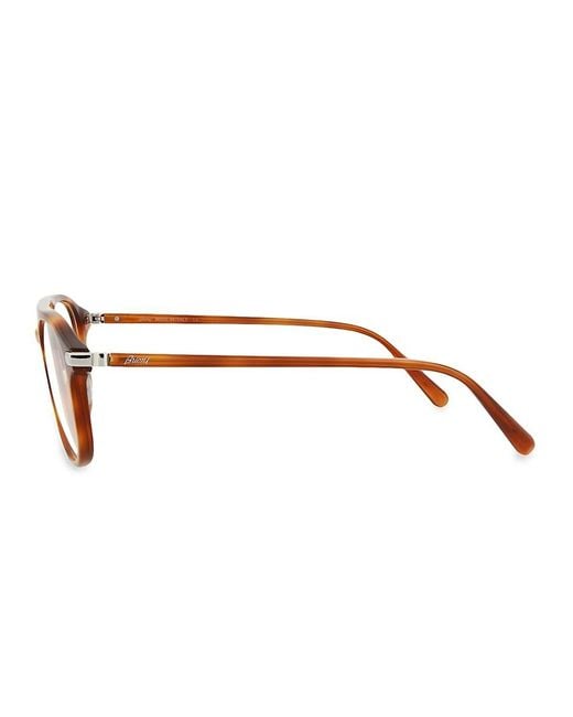 Round aviator eyeglasses top