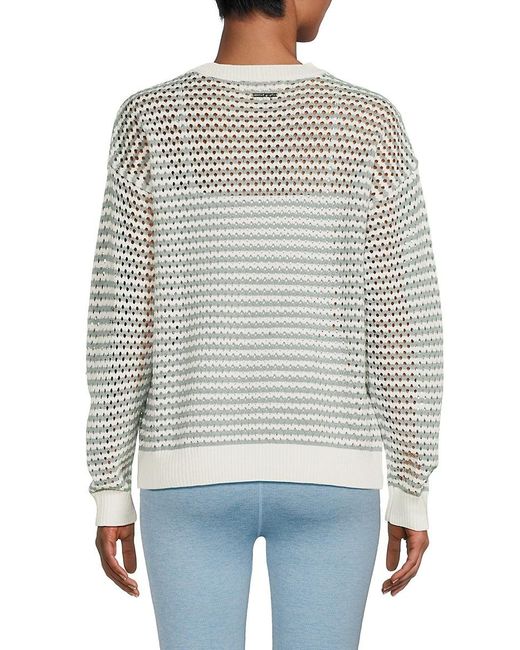 Spiritual gangster stripe shop crew neck sweatshirt