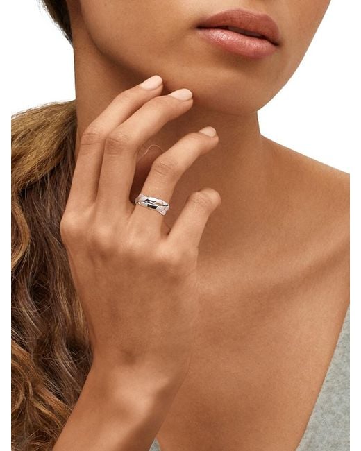Saks Fifth Avenue White 14K Rolling Ring