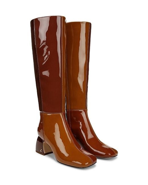 Circus by Sam Edelman Brown Oaklyn 60Mm Colorblocked Knee High Boots