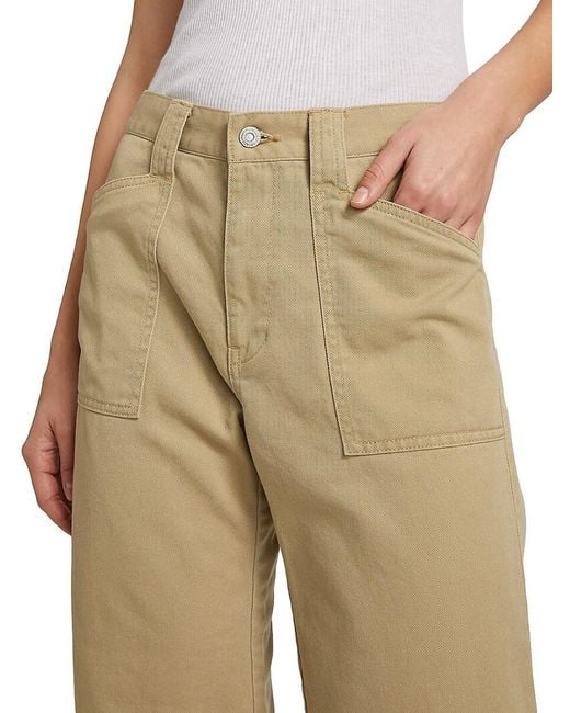 Moussy Natural Gandy Gusset Cargo Pants
