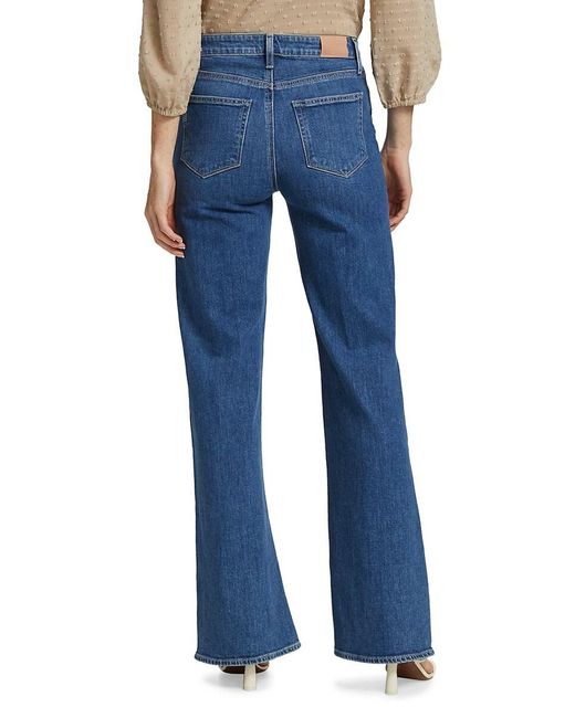 PAIGE Denim Leenah High-rise Wide-leg 