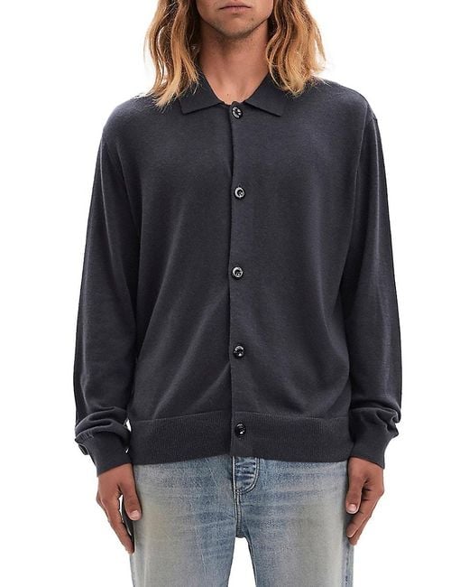 Members of The Rage Black Bosco Sweater Shirt for men