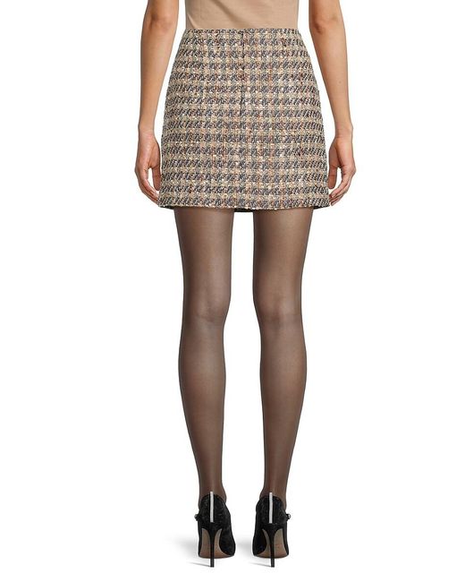 Lea & Viola Multicolor Tweed Miniskirt