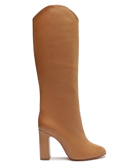 SCHUTZ SHOES Brown Gabrielle Leather Knee High Boots