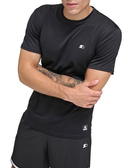 Starter Black Logo Short Sleeve T-shirt for men