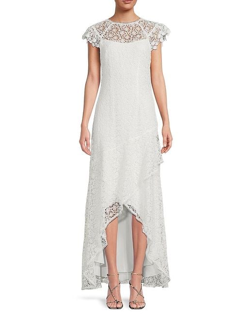 Ml monique lhuillier high low clearance dress