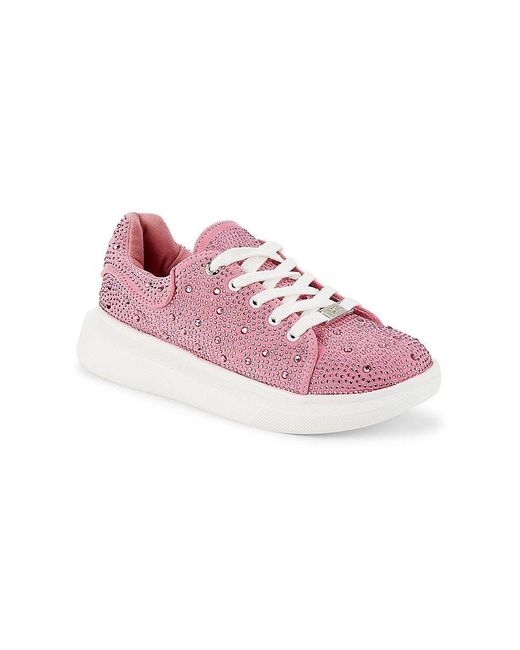 Vince Camuto Girl's Studded Platform Sneakers in Pink | Lyst