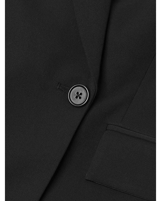 Kobi Halperin Black Ivy Double-Breasted Twill Blazer Minidress