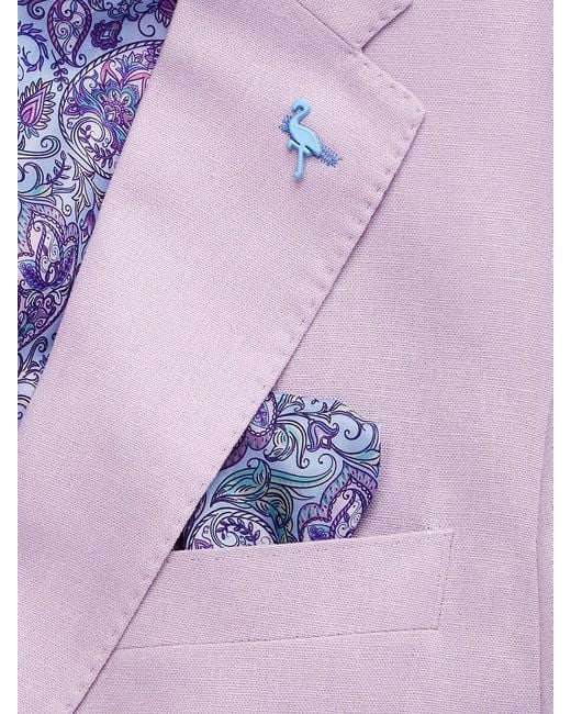 Tailorbyrd Pink Linen Blend Sportcoat for men