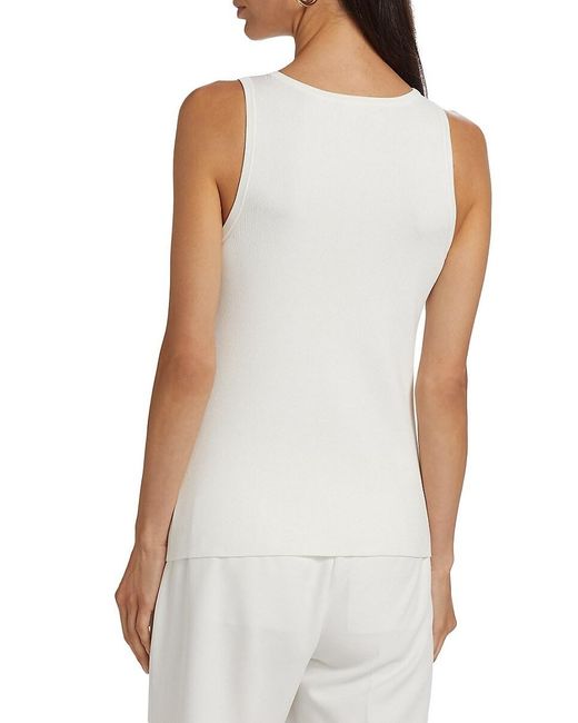 If Only Studio White Knit Sleeveless Cardigan
