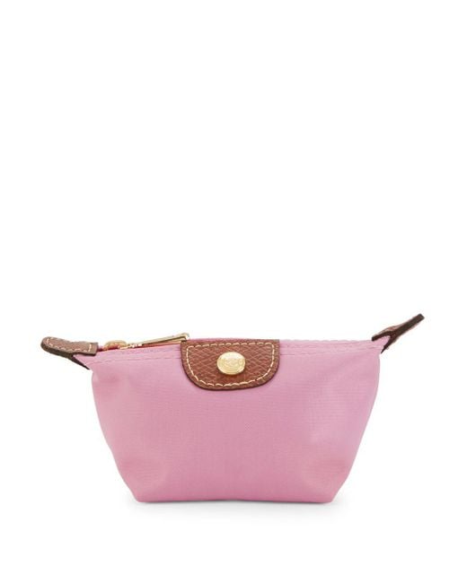 Longchamp Pink Le Pliage Coin Purse