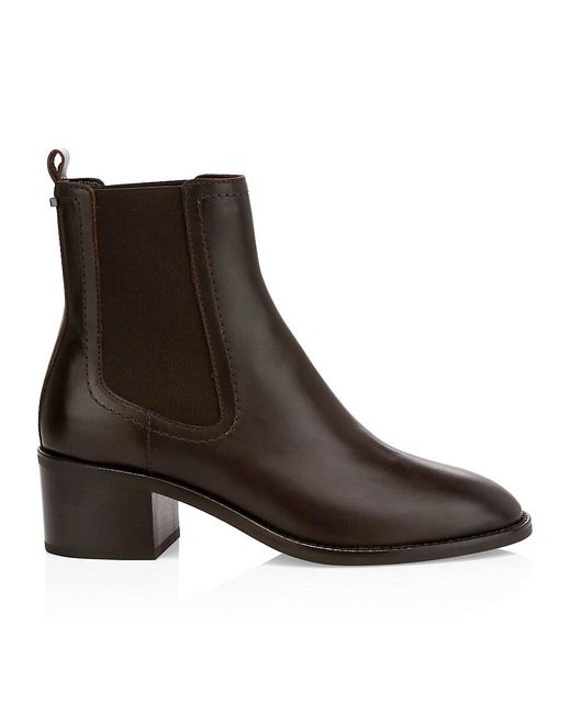 Aquatalia Brown Jemma Leather Chelsea Boots