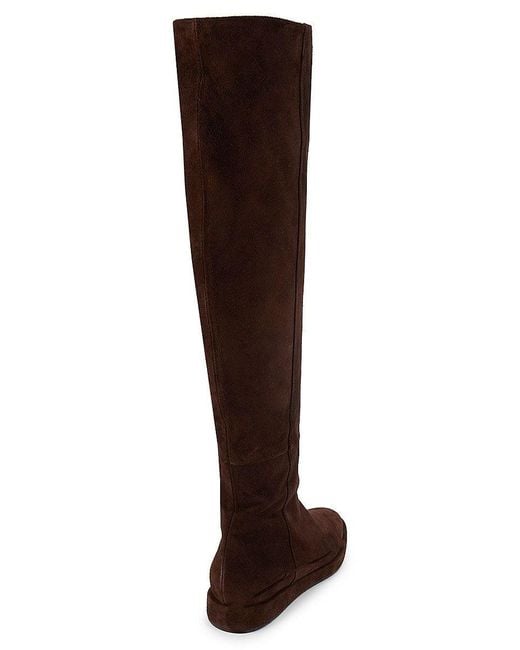 Co. Suede Over The Knee Boots in Brown Lyst