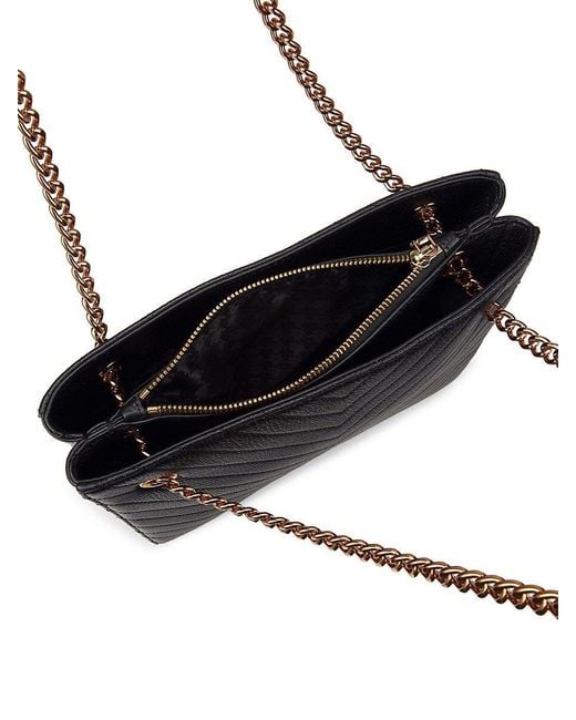 Karl Lagerfeld Charlotte Quilted Shoulder Bag in Black Lyst