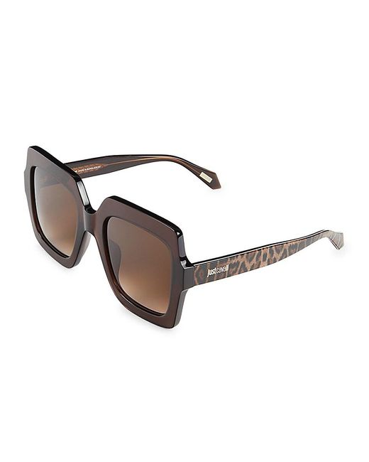 Just Cavalli Brown 53mm Square Sunglasses