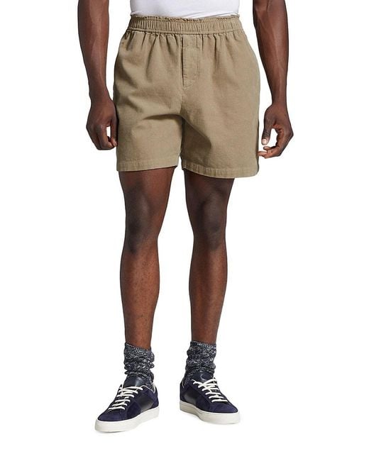 John Elliott Natural Talladega Corduroy Shorts for men
