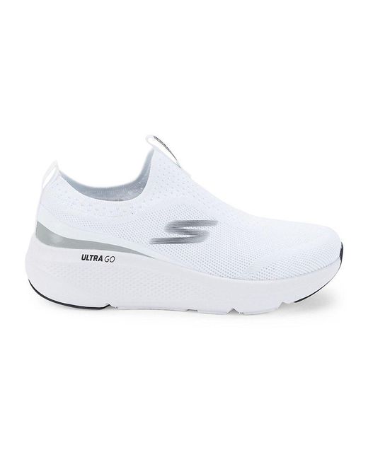 Skechers White Go Run Elevate Knit Sneakers