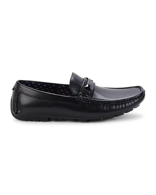 Tommy Hilfiger Black Maxin Driving Loafers for men