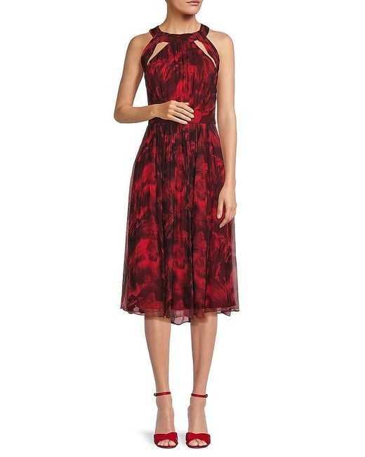 Bcbg red cocktail on sale dress