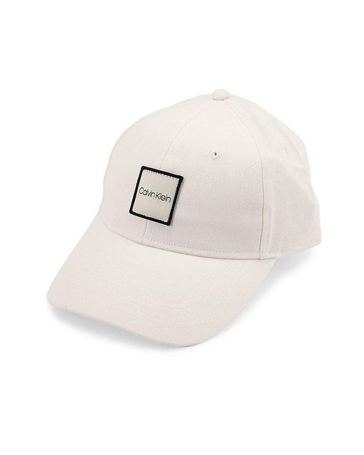 Calvin klein hotsell white cap