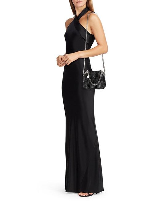 Stella McCartney Black Falabella Crystal Embellished Shoulder Bag