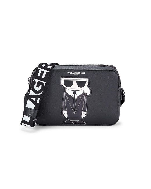 Karl Lagerfeld Maybelle Karl Crossbody Bag in Black Lyst