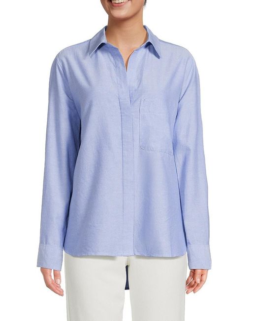 French Connection Blue 'Chambray Button Down Shirt